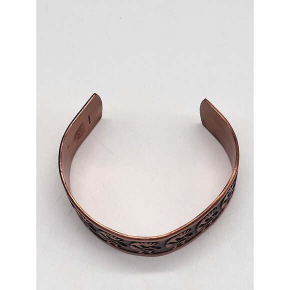 WMCO Vintage Kokopelli Copper Cuff Bracelet Native American Southwestern - Picture 2 of 13